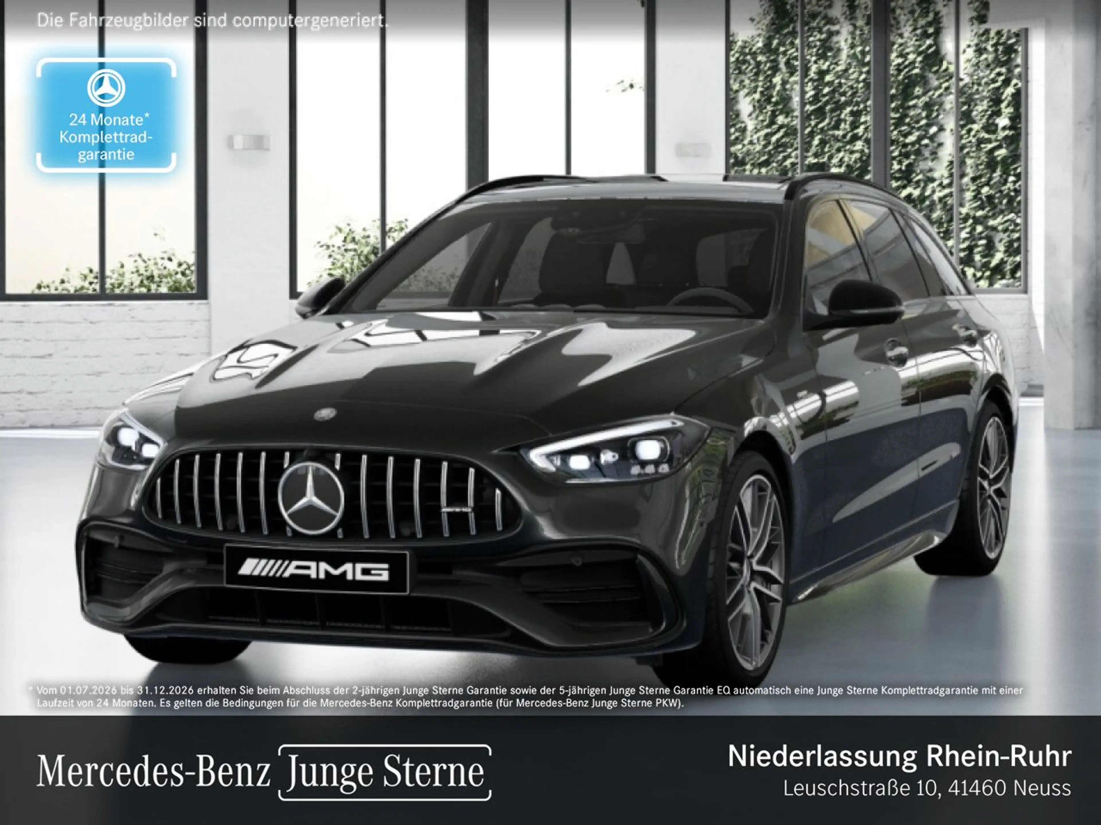 Mercedes-Benz C 43 AMG C 43 4M T-Modell NIGHT+PANO+360+AHK+19"+KEYLESS+9G