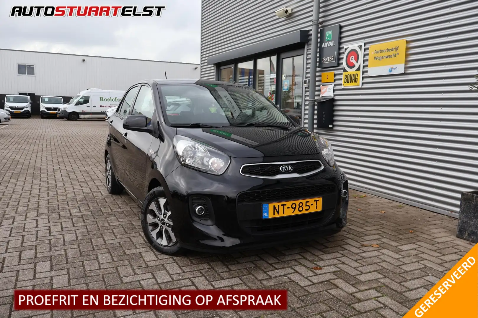 Kia Picanto 1.0 CVVT EconomyPlusLine Camera | Navi | Airco | S Zwart - 1