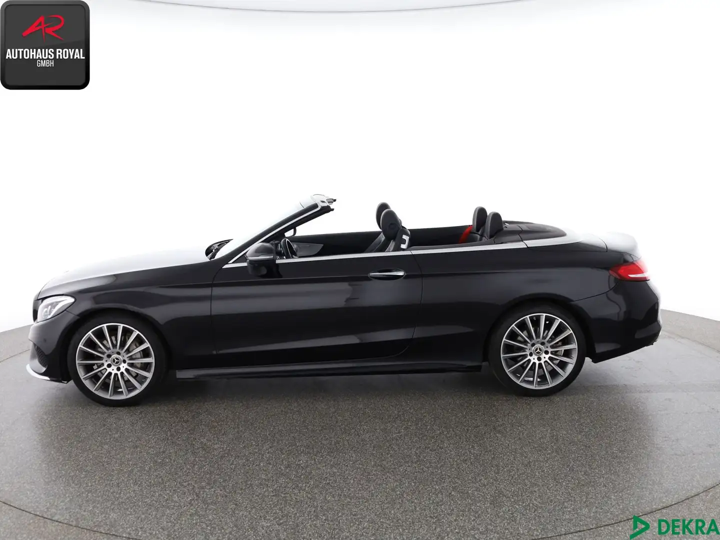 Mercedes-Benz C 180 C 180 Cabrio AMG BURMESTER,HUD,360GRAD,KEYLESSGO Чорний - 2