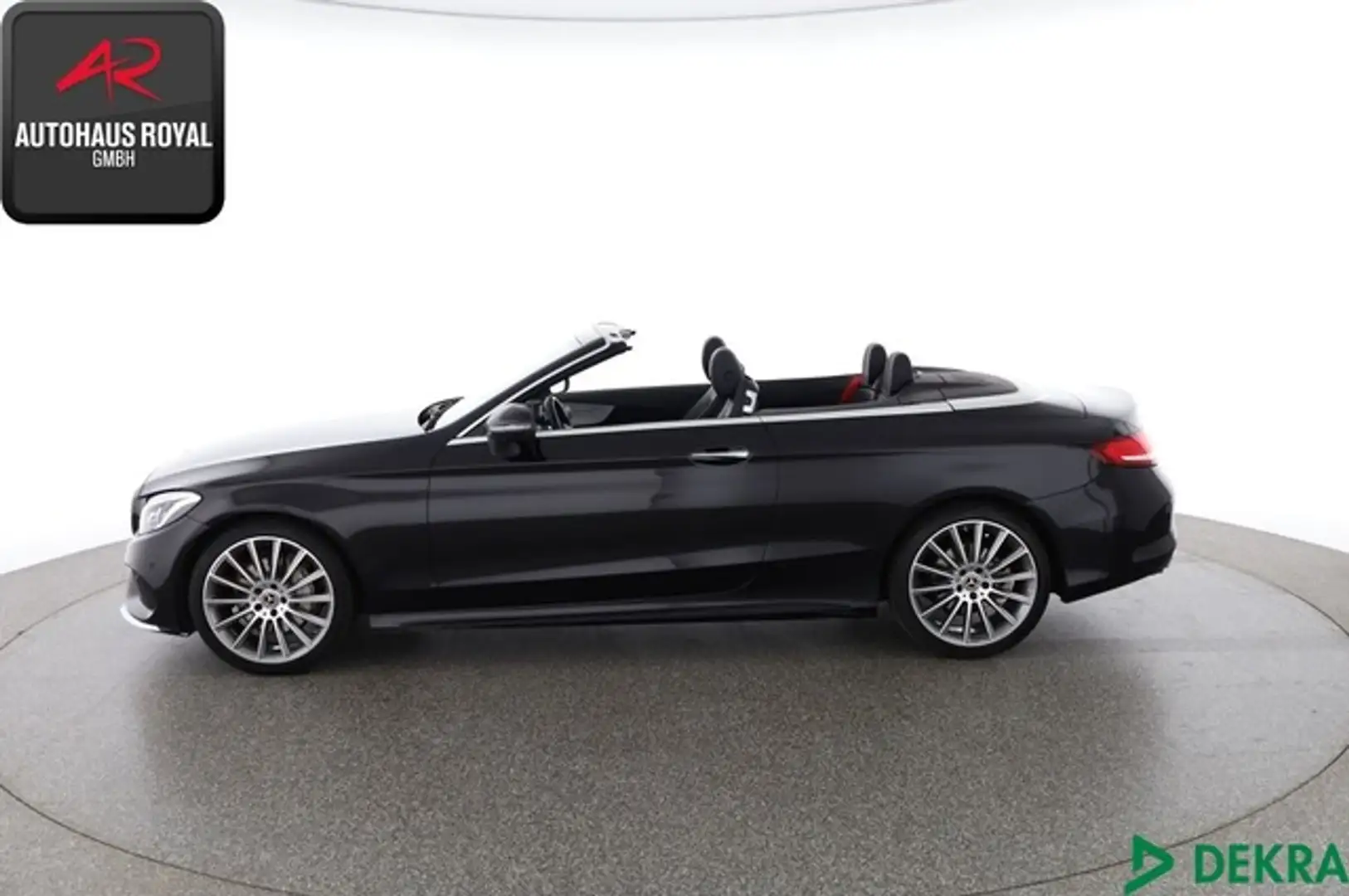 Mercedes-Benz C 180 Cabrio AMG BURMESTER,HUD,360GRAD,KEYLESSGO Noir - 2