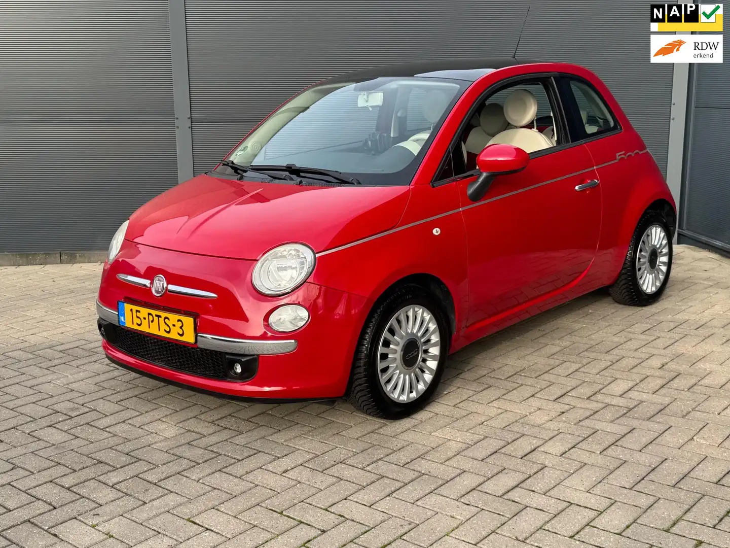 Fiat 500 0.9 TwinAir / Airco / Pano / Nap Rood - 1
