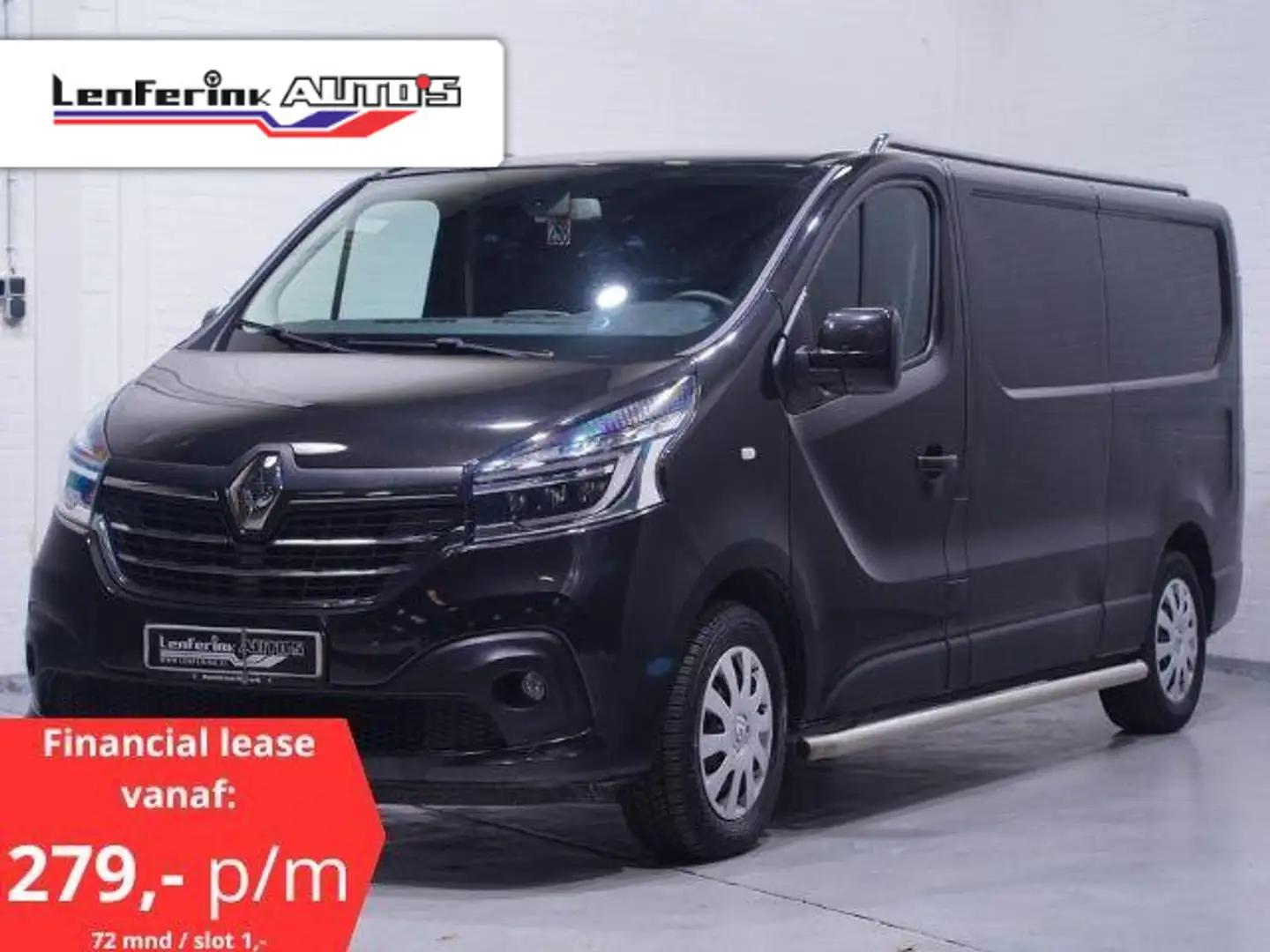 Renault Trafic 2.0 dCi 120 pk L2H1 Navi, Camera, NAP Airco ECC, L Negro - 1