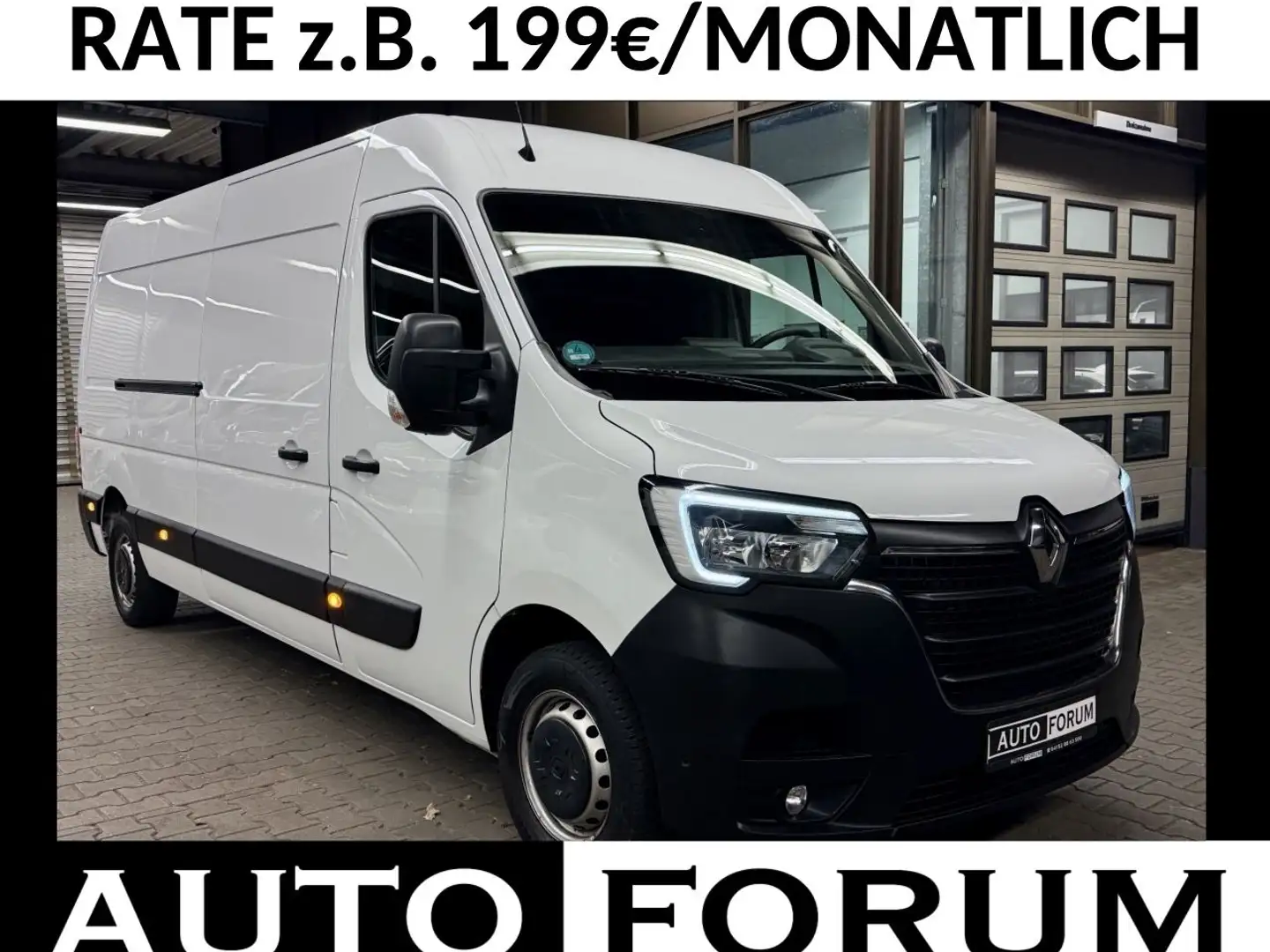 Renault Master 2.3 dCi L3H2 3,5t KLIMA PDC 3-SITZE BLUE Weiß - 1
