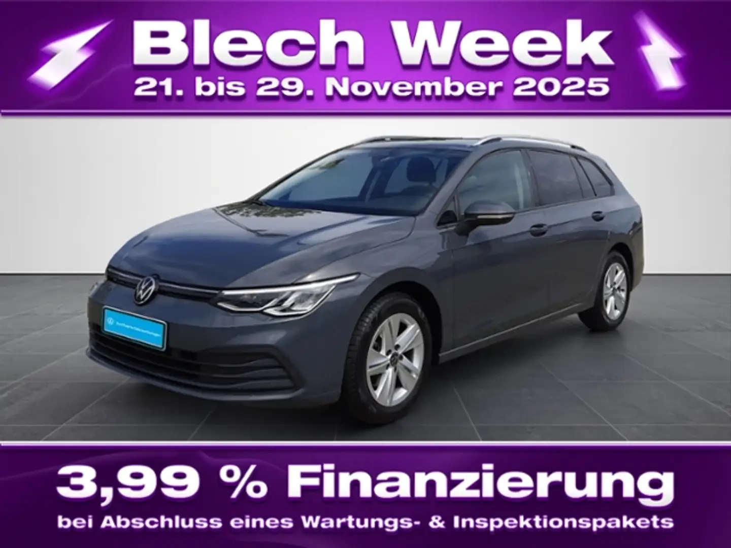 Volkswagen Golf Variant VIII Variant 1.5 eTSI Life LED/AHK/Navi/ACC/App Grau - 1
