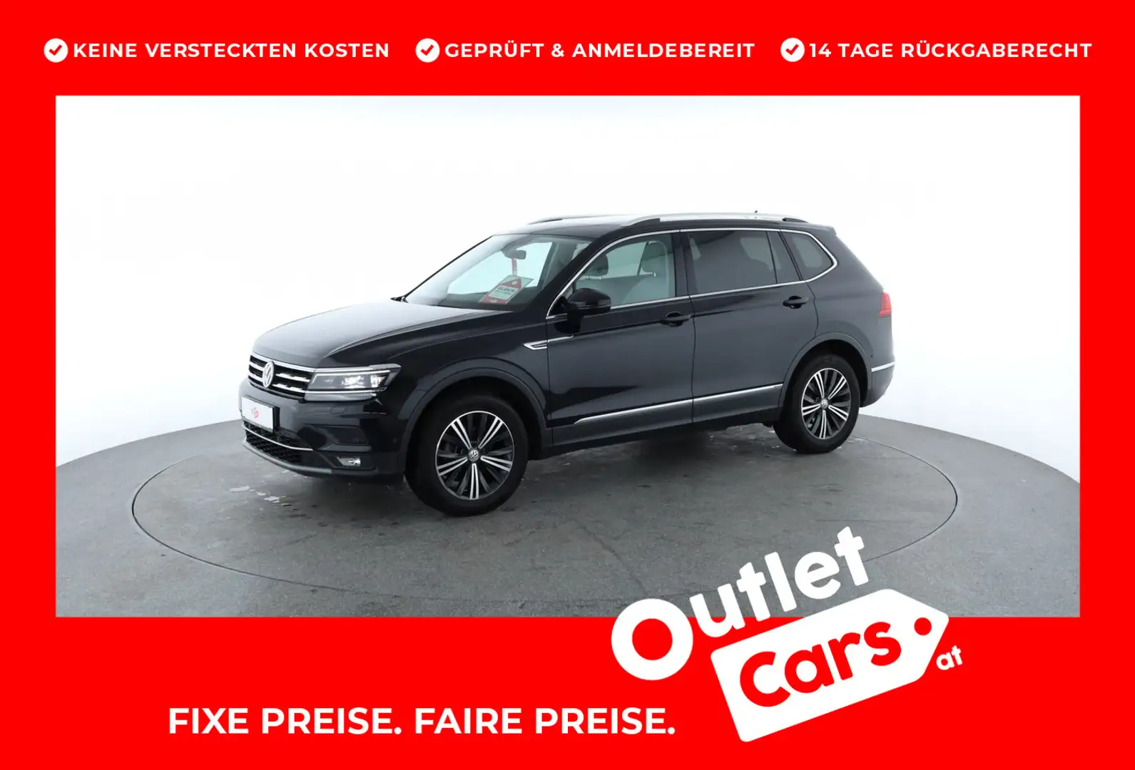 Volkswagen Tiguan Allspace Highline TSI OPF DSG Schwarz - 1