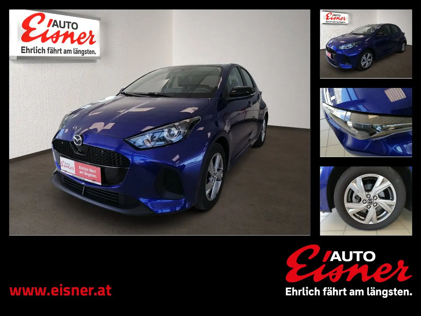 Mazda 2 Hybrid Exclusive-Line Blau - 1