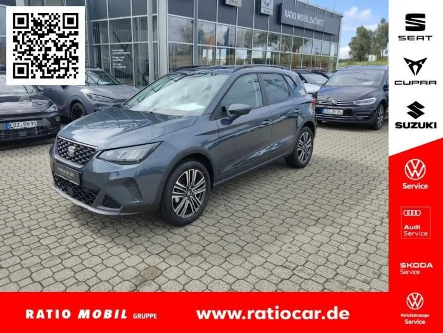 SEAT Arona ARONA ROAD EDITION 1.0 TSI DSG NAVI SITZH. EPH Grau - 1