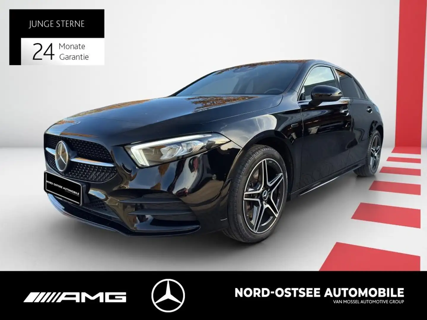 Mercedes-Benz A 250 e AMG EDITION 2020 NIGHT PARKPAKET DISTRO Zwart - 1