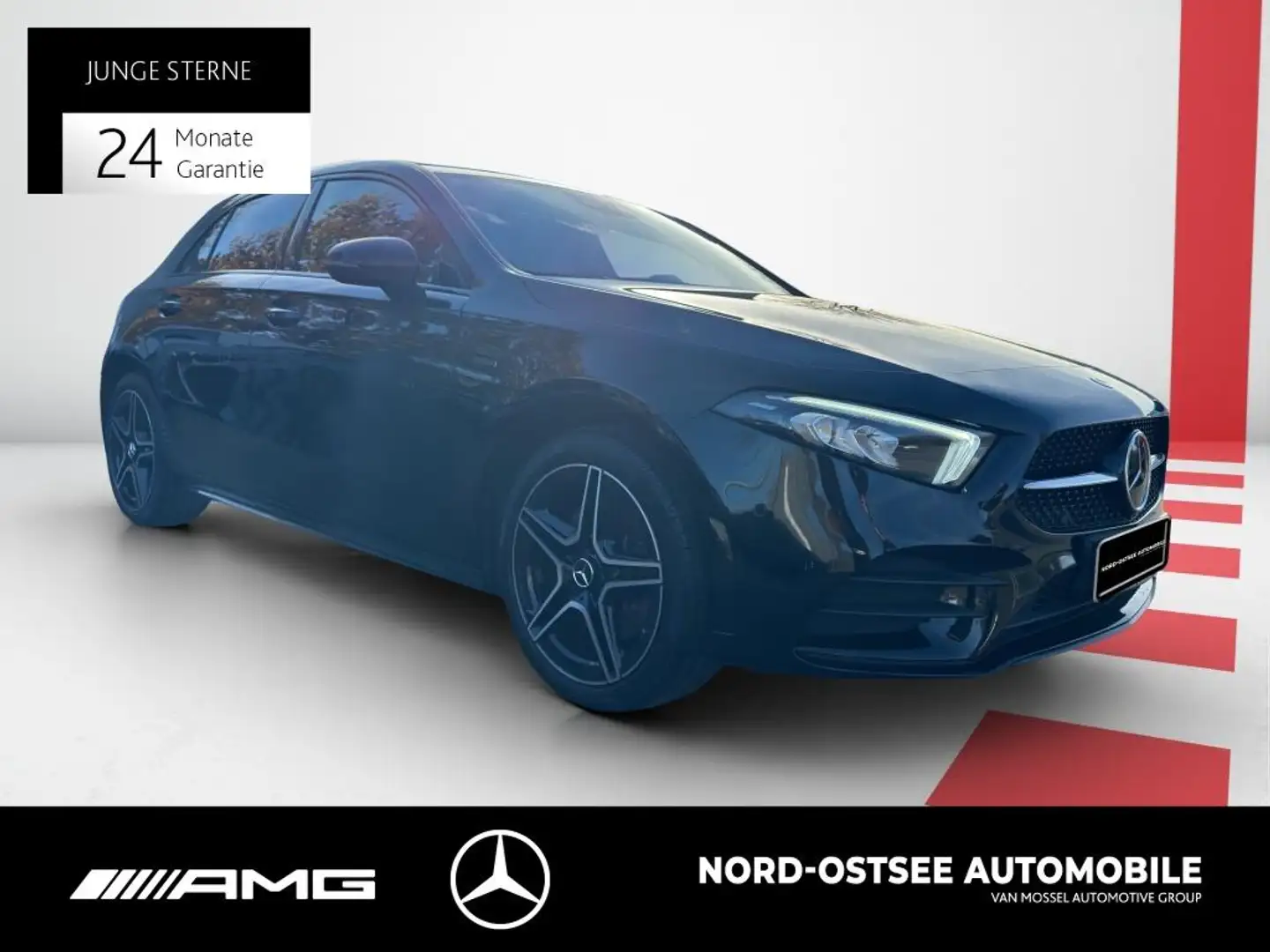Mercedes-Benz A 250 e AMG EDITION 2020 NIGHT PARKPAKET DISTRO Zwart - 2