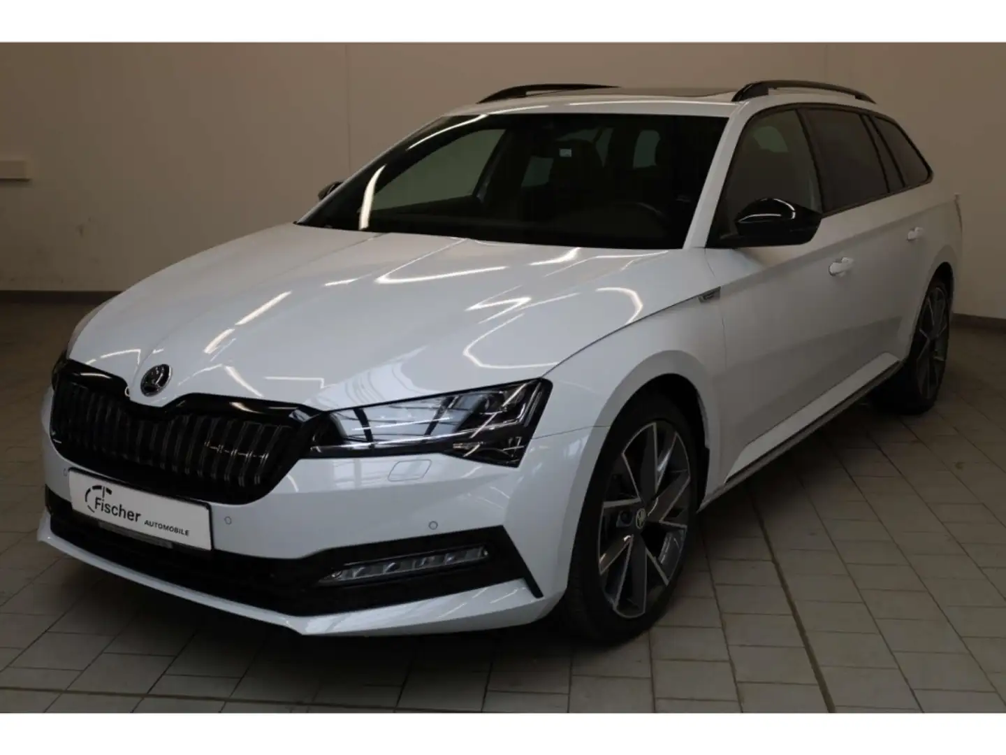 Skoda Superb Combi 1.4 TSI iV Sportline DSG AHK/P-Dach Weiß - 2