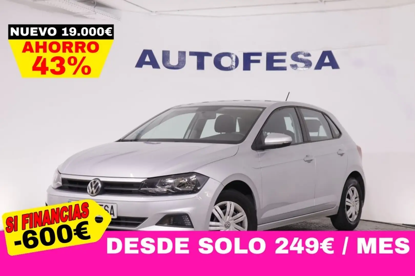 Volkswagen Polo 1.0 TSI UNITED 80CV 5P Gris - 1