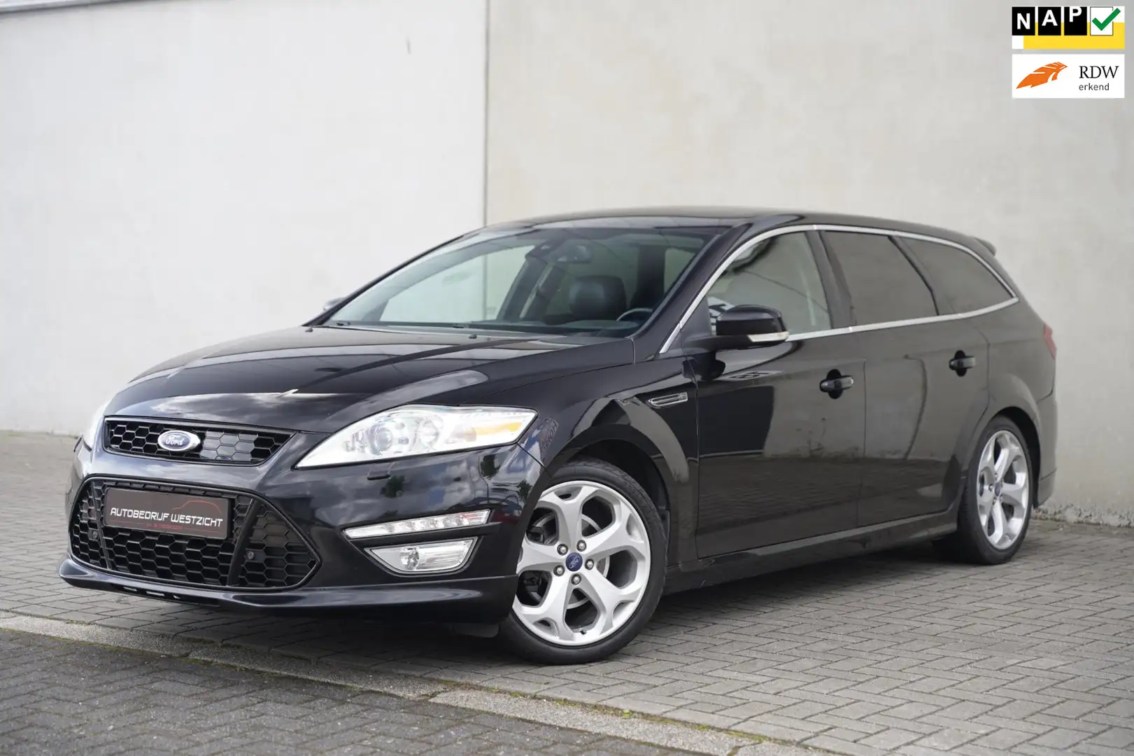Ford Mondeo Wagon 2.0 Titanium S 240pk, Automaat, Leder Zwart - 1