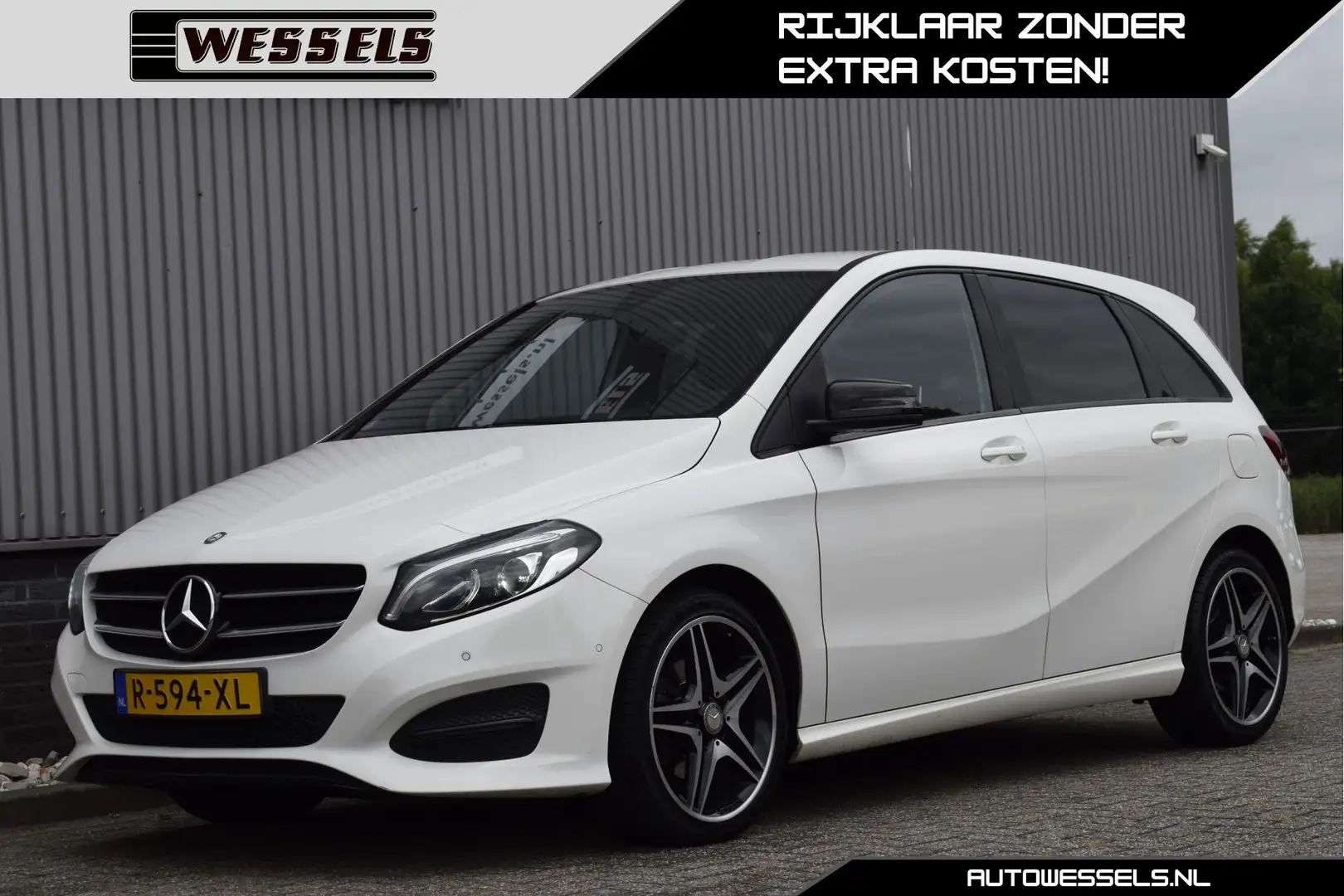 Mercedes-Benz B 200 AMG Night Edition Automaat, Navi, Stoelverwarming, Wit - 1
