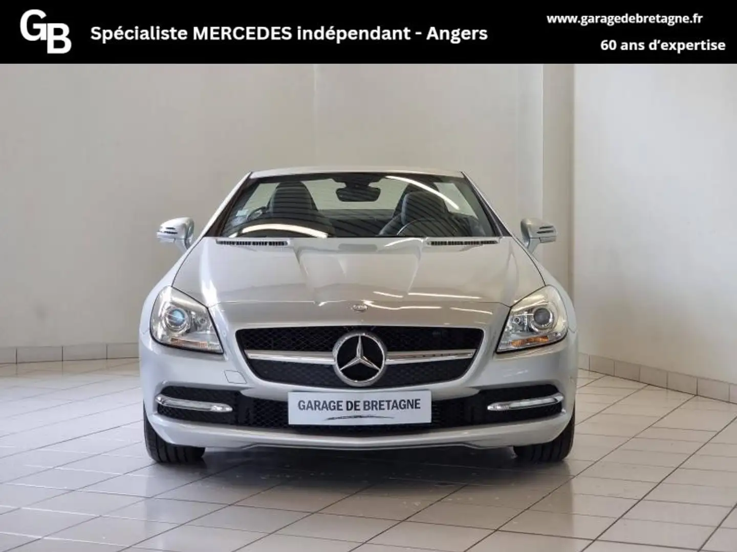 Mercedes-Benz SLK 200 200 7GTro+ Argent - 2