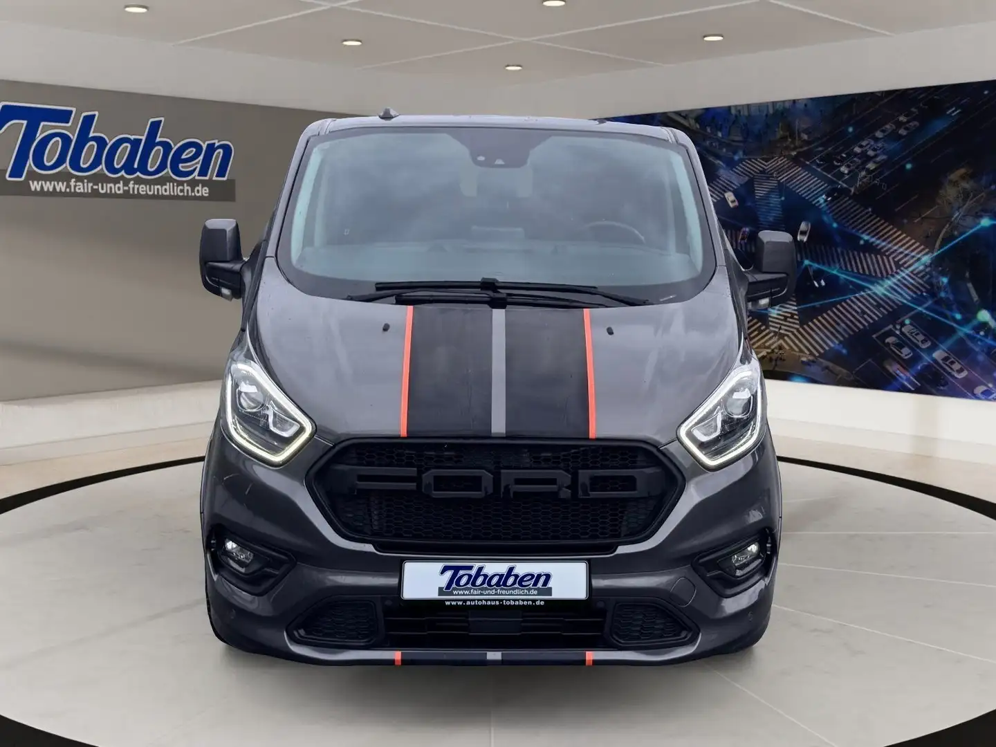 Ford Transit Custom L1 Sport + Navi + Xenon + 230V Gris - 2