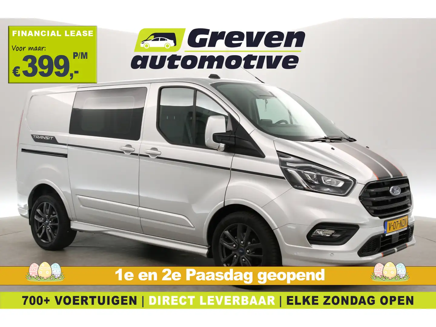 Ford Transit Custom 2.0 TDCI L1H1 170PK Sport | Aut. | Airco | Camera Zilver - 1