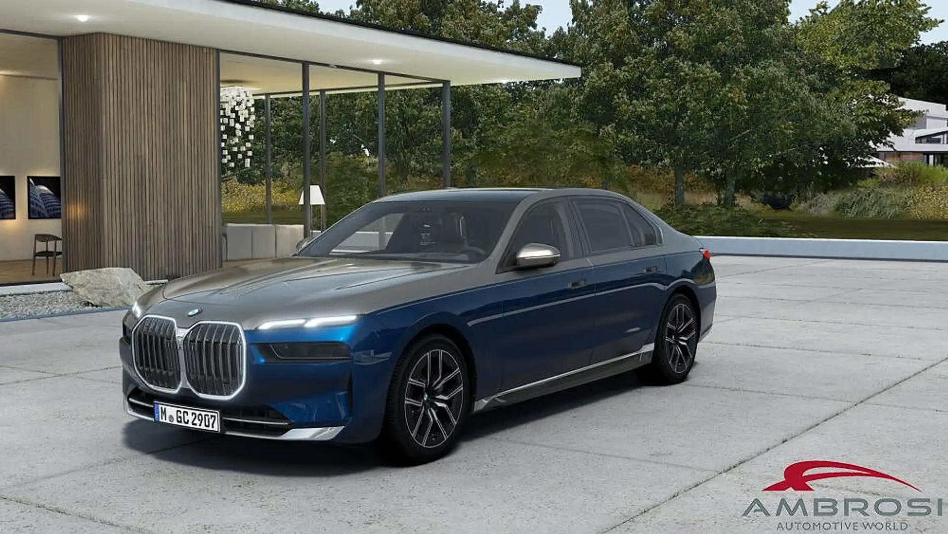 BMW 740 Berlina 740d xDrive 48V sport Bleu - 1