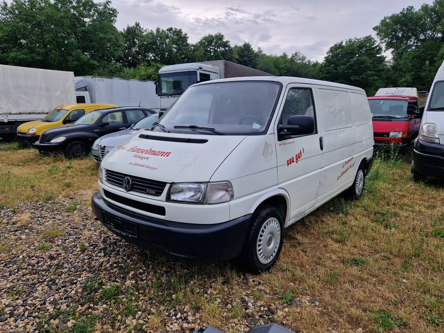 Volkswagen T4 Transporter TDI 7DA1Y2 ( Khülwagen ) Blanc - 1