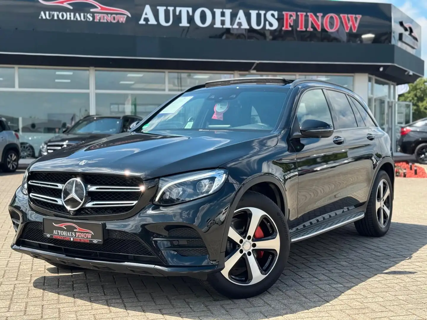 Mercedes-Benz GLC 300 4Matic 9G-Tronic "AMG-Line"PANO*HEAD-UP* Zwart - 1