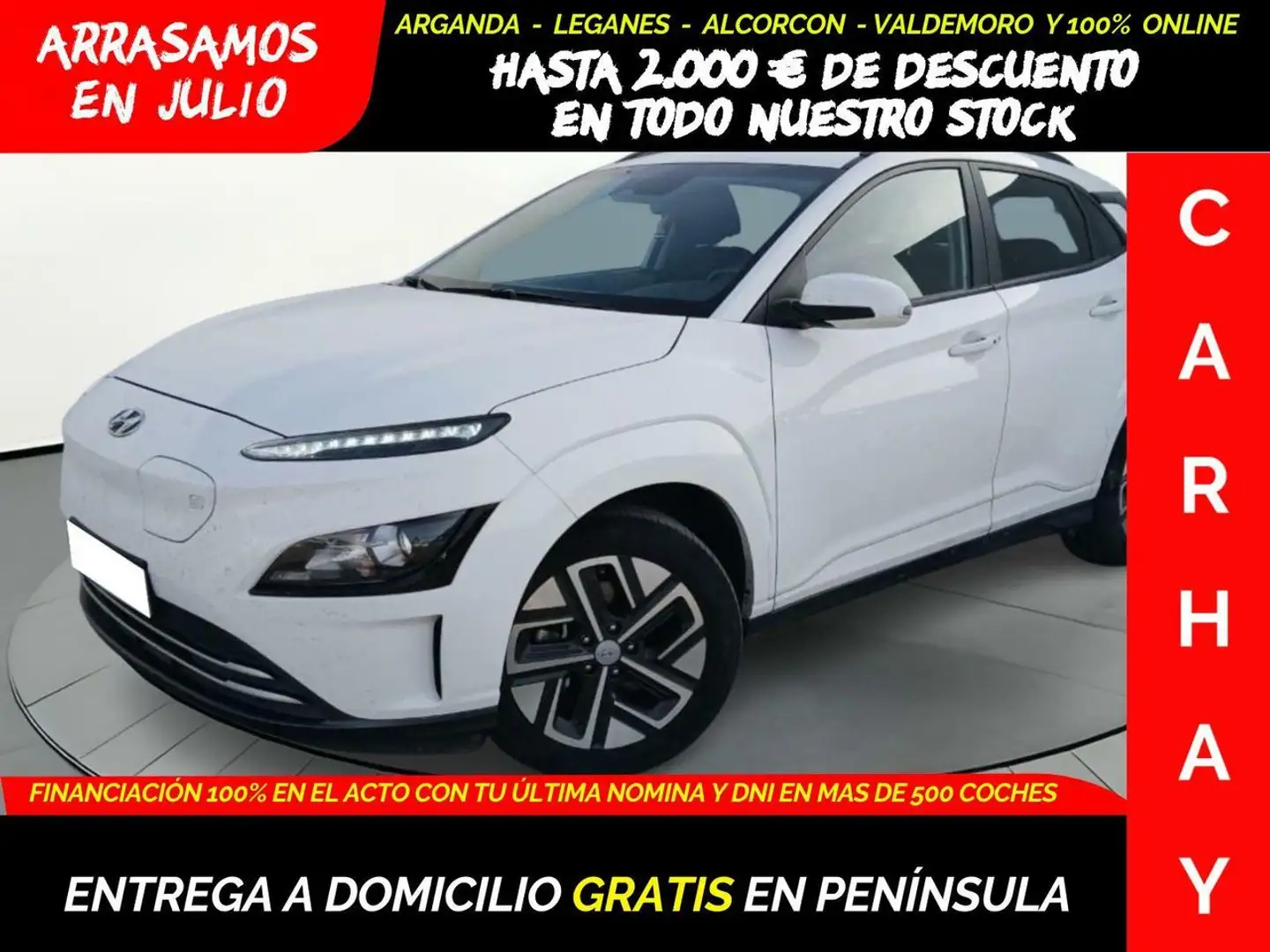 Hyundai KONA TODOTERRENO 150KW EV MAXX Blanc - 1