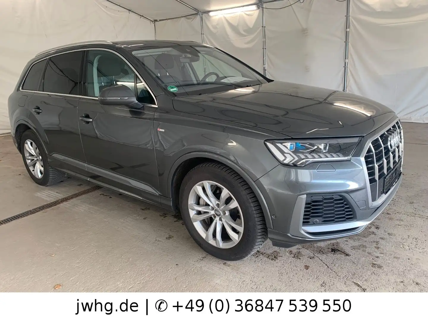Audi Q7 55e quattro S-Line LASER/PANO/KAMERA/AHK Grau - 2