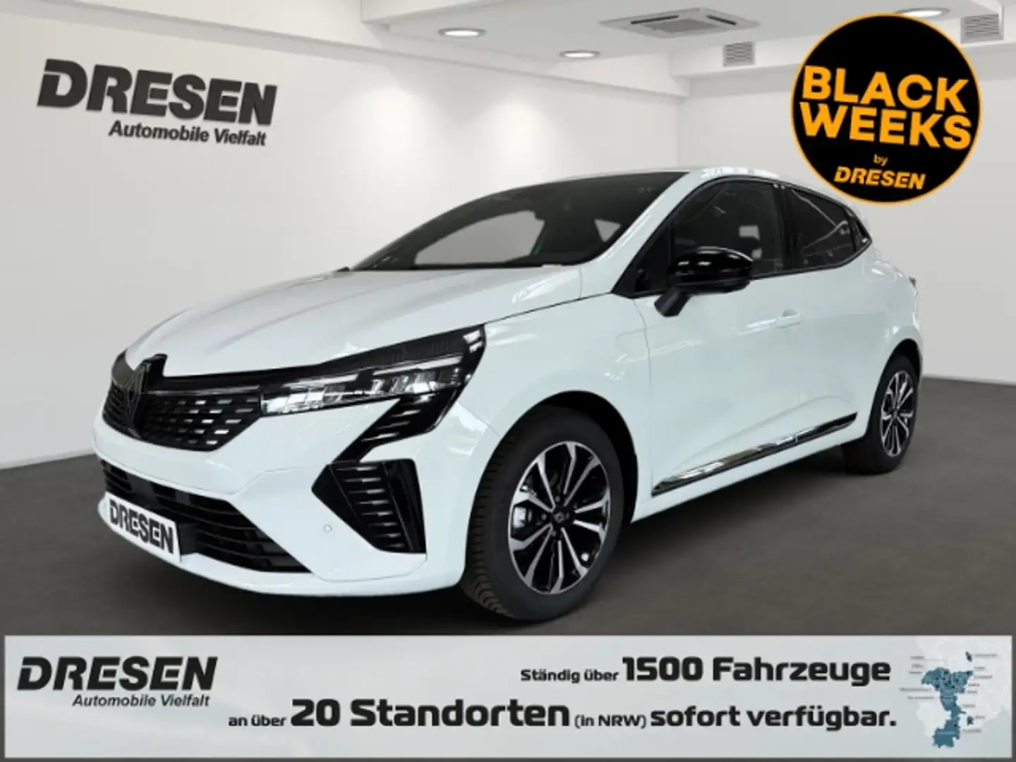 Renault Clio Techno TCe 90 *Kamera*Navi*Tempopilot*Keyless*LED* Weiß - 1