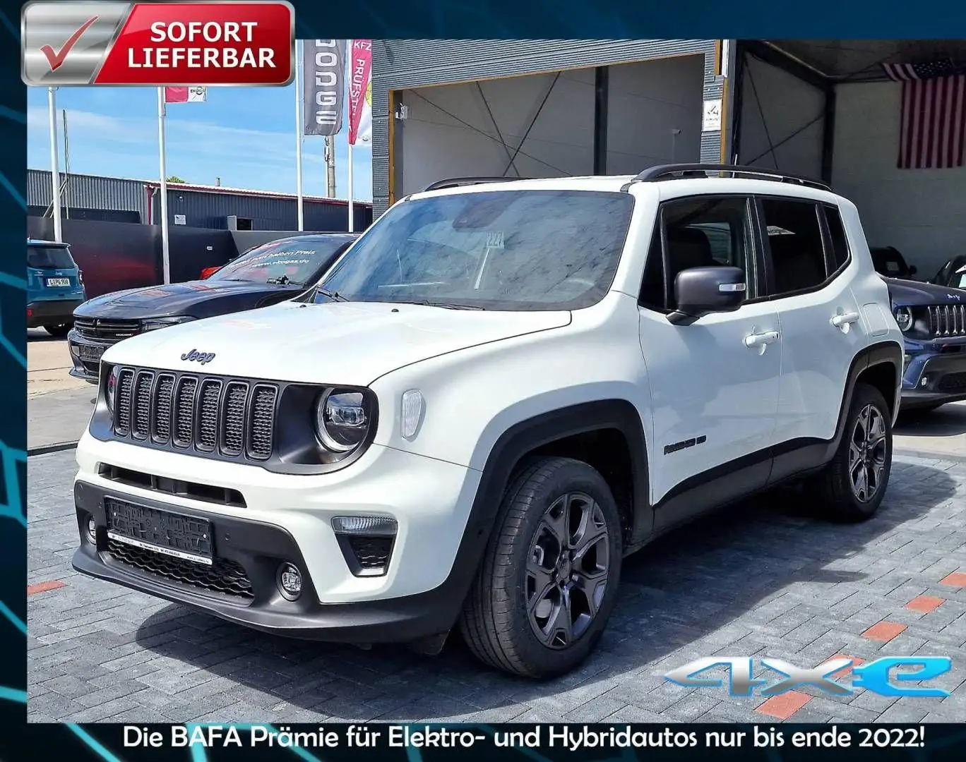 Jeep Renegade 1,3l Plug-In Hybrid 80th Anniversary,AC Blanco - 1