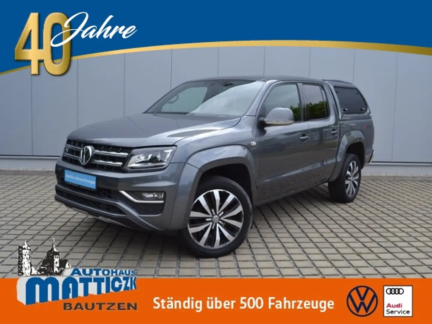Volkswagen Amarok 3.0 TDI 258 PS 4M Autom. Aventura HARDTOP/AHK/STA Gris - 1