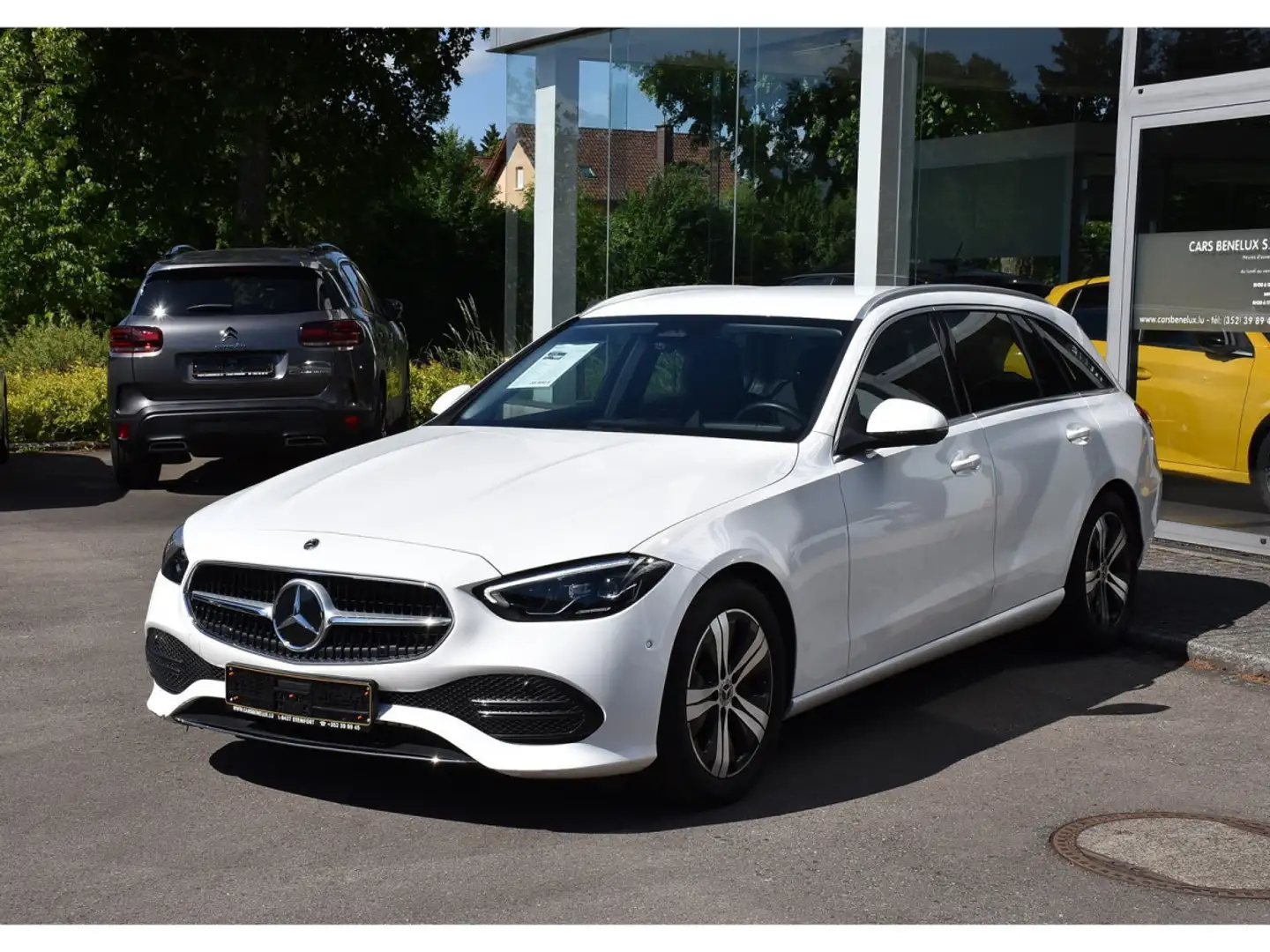 Mercedes-Benz C 200 CDI Break Avantgarde 9G-Tronic GPS CAM LANE 1° MAI Blanc - 2