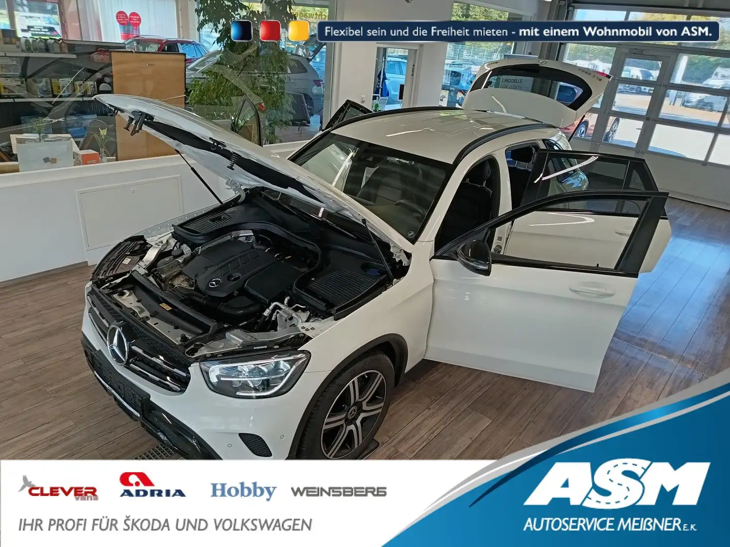 Mercedes-Benz GLC 220 d AMG Line 4MATIC*AHK*NAVI*LED*R-KAM*DAB* Blanc - 1