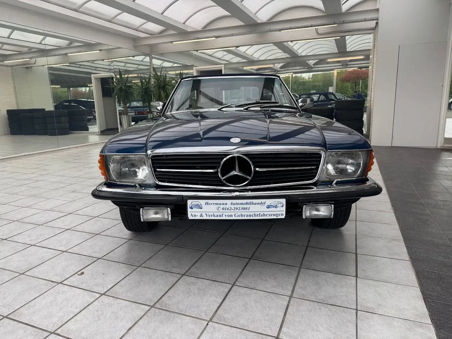 Mercedes-Benz 350 R107 350SL Extrem seltene Farbe Magnetitblau 931 Blau - 1