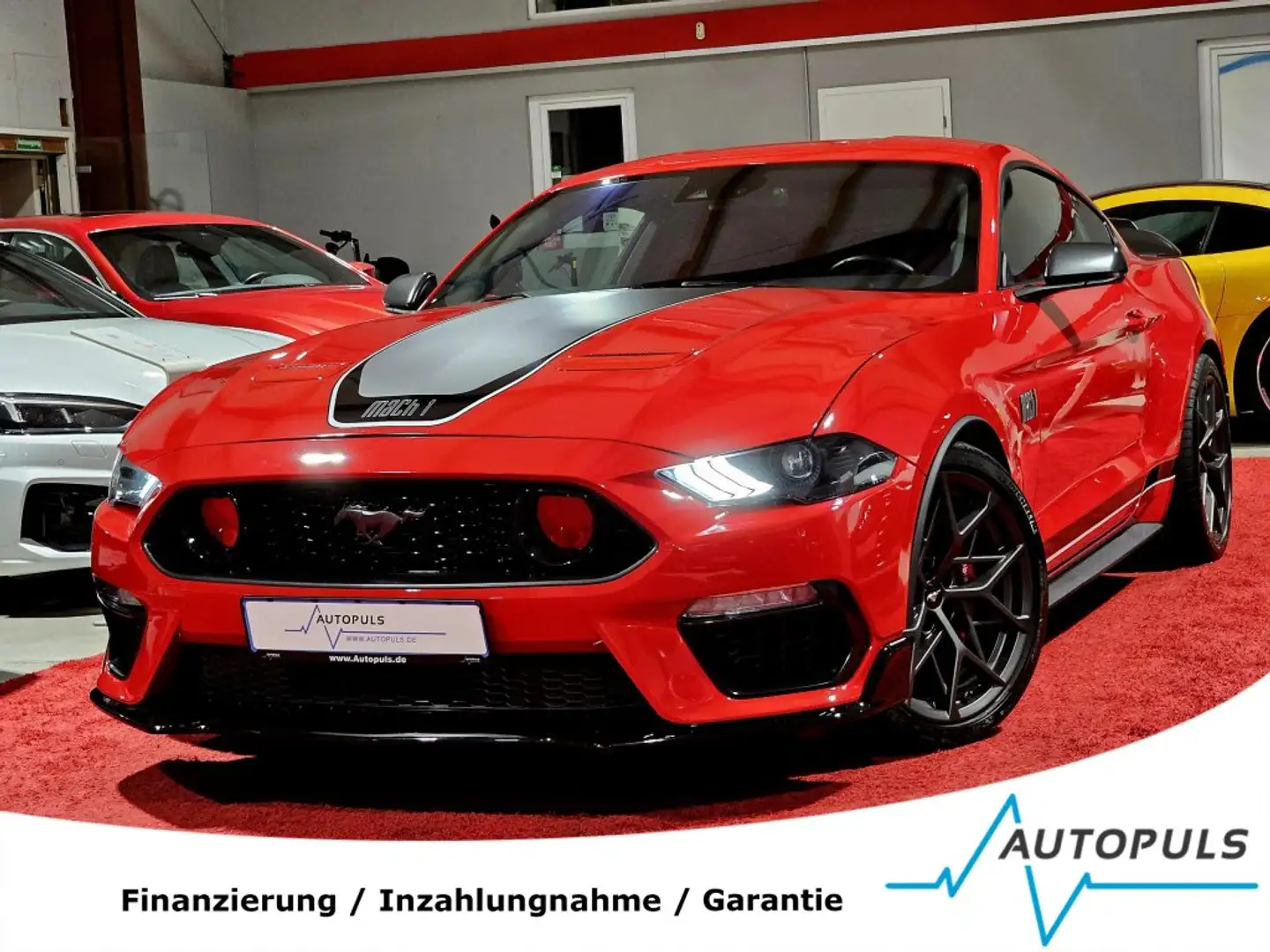 Ford Mustang 5.0 GT*MACH 1*LEDER*NAVI*VIRTUAL* Rot - 1