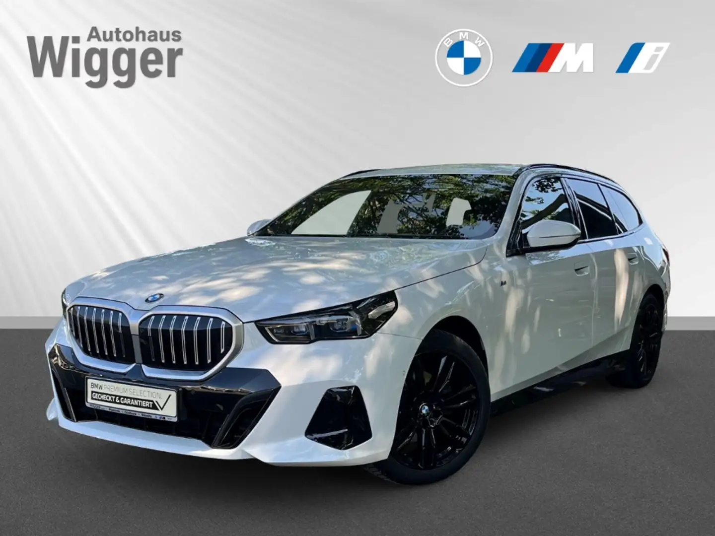 BMW 520 d M Sport touring/HUD/StandHZG/AHK/Navigation Weiß - 1