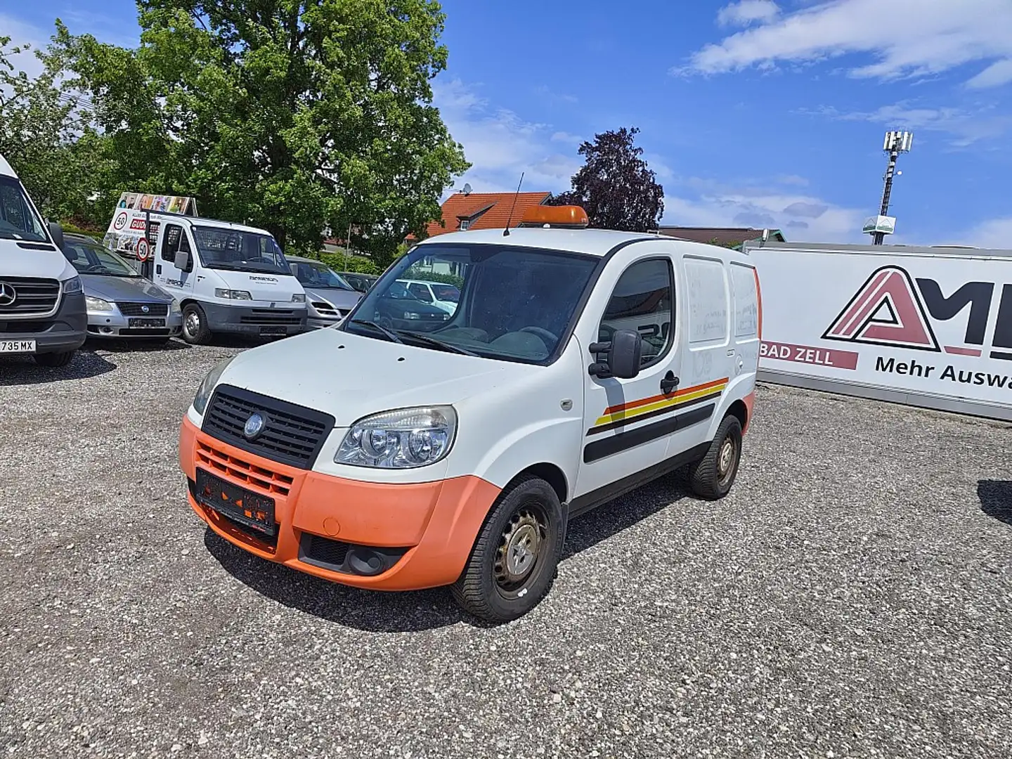 Fiat Doblo Doblo 1,3 JTD Kastenwagen EXPORT Drehlicht, Regal Weiß - 1