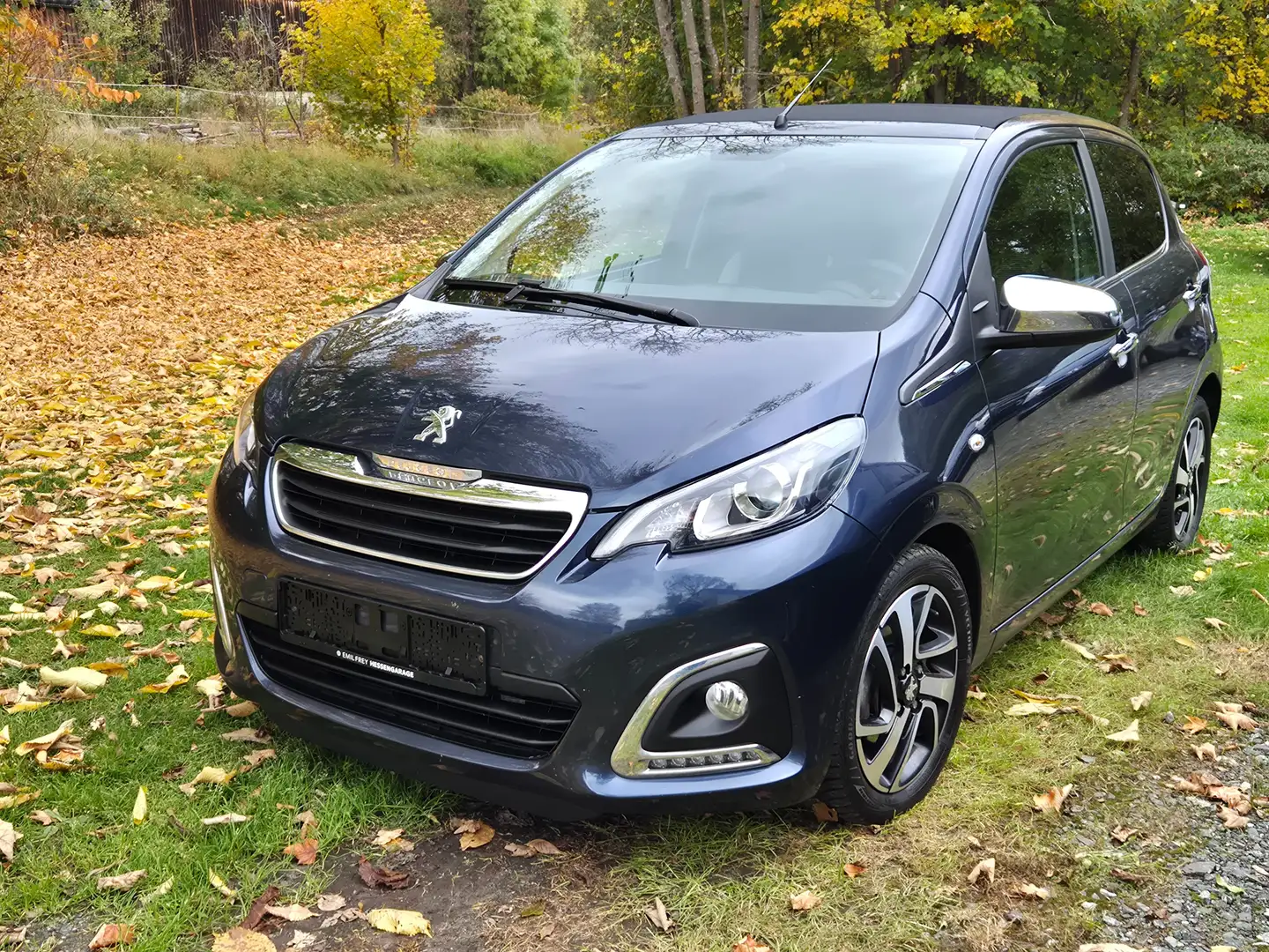 Peugeot 108 PureTech 82 TOP! Allure *FALTDACH*SHZG*KAMERA*BT* Blau - 1