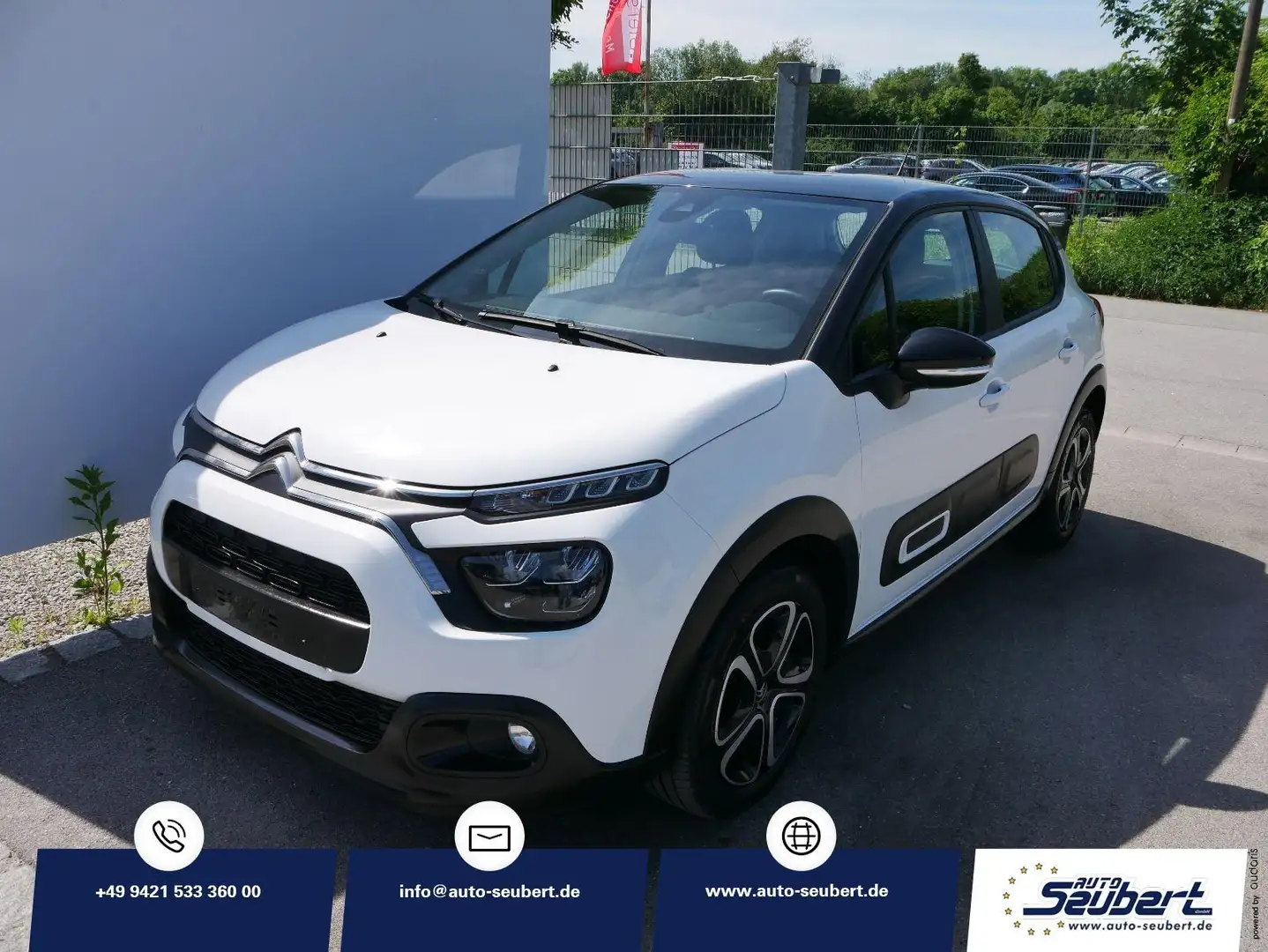 Citroen C3 PureTech *PDC-HINTEN*TEMPOMAT*NAVI*LED*BLUETOOTH*K Wit - 1