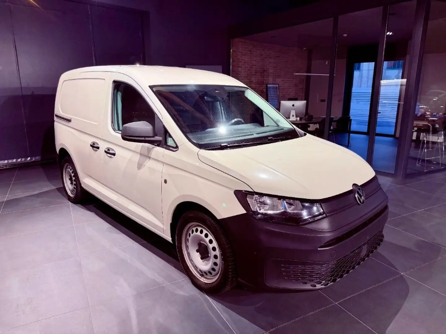 Volkswagen Caddy PELLE - GANCIO TRAINO - KM 79.000 - NO OBBLIGO FIN Blanc - 1