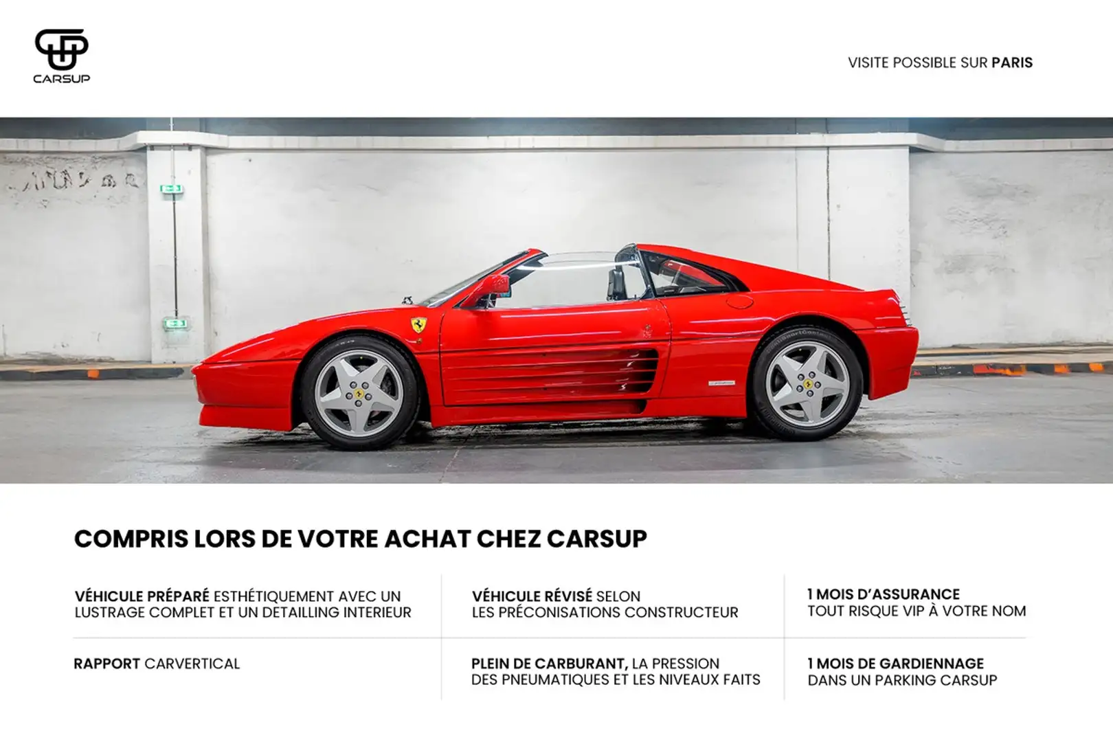 Ferrari 348 TS - Origine France Червоний - 2
