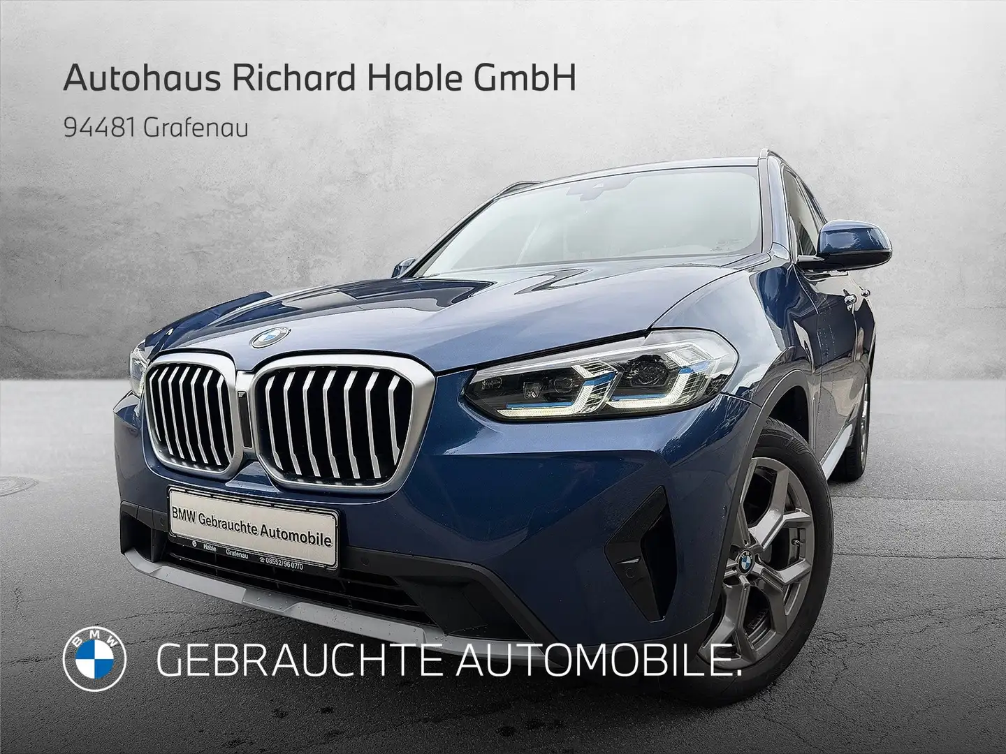 BMW X3 xDrive20d ZA Bleu - 1