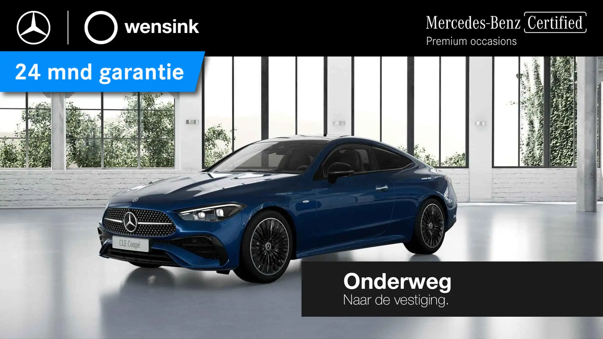 Mercedes-Benz CLE 300 Coupé e AMG Line | Panoramadak | Trekhaak | Night Bleu - 1