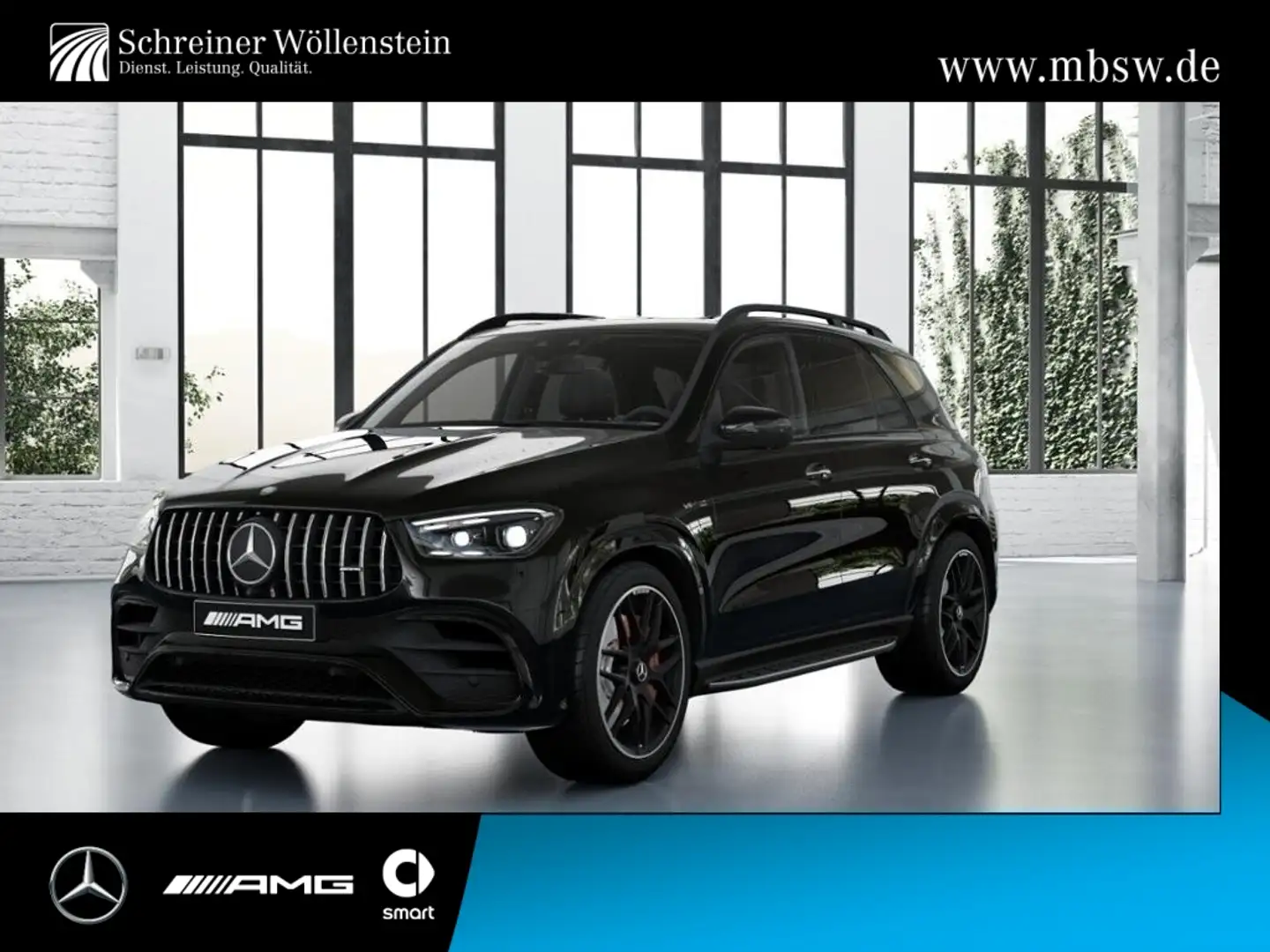 Mercedes-Benz GLE 63 AMG GLE 63 S AMG 4M+ Night*AHK*Pano*HeadUp*Burmester Schwarz - 1