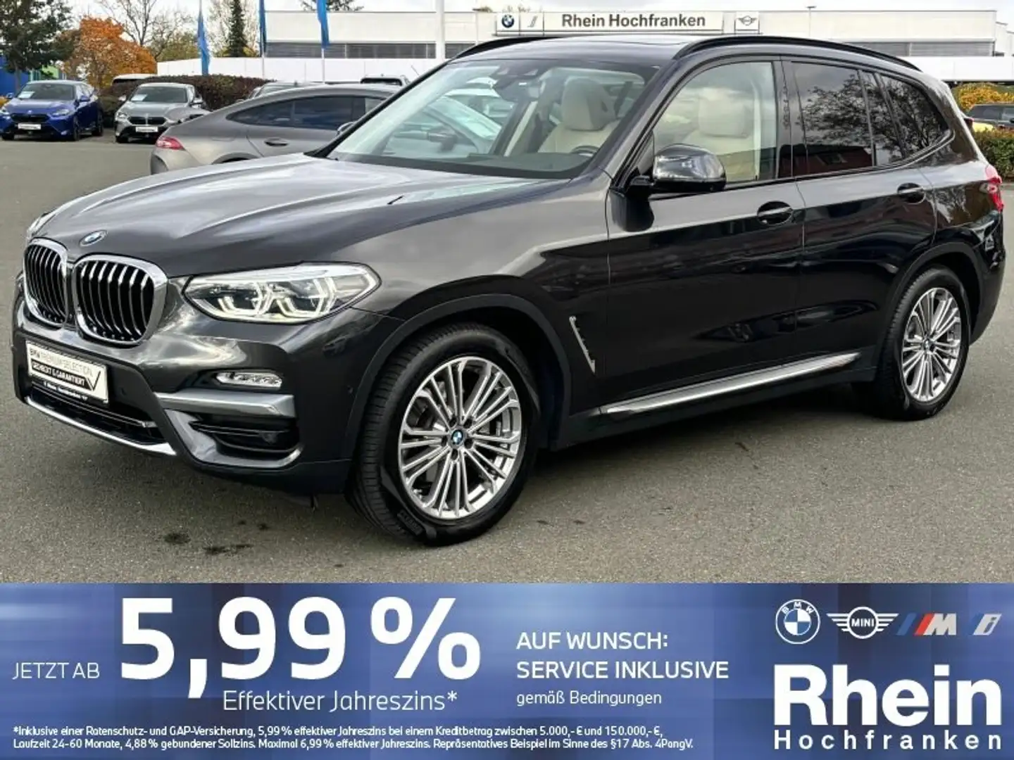 BMW X3 xDrive20d Luxury Line LED NAVIPRO 360° PANO Grau - 1