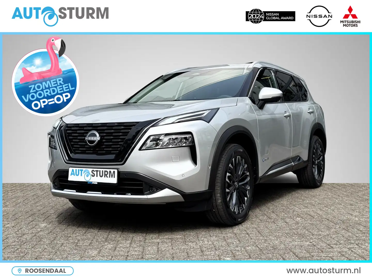 Nissan X-Trail 1.5 e-4orce Tekna 4WD 7p. Zilver - 1