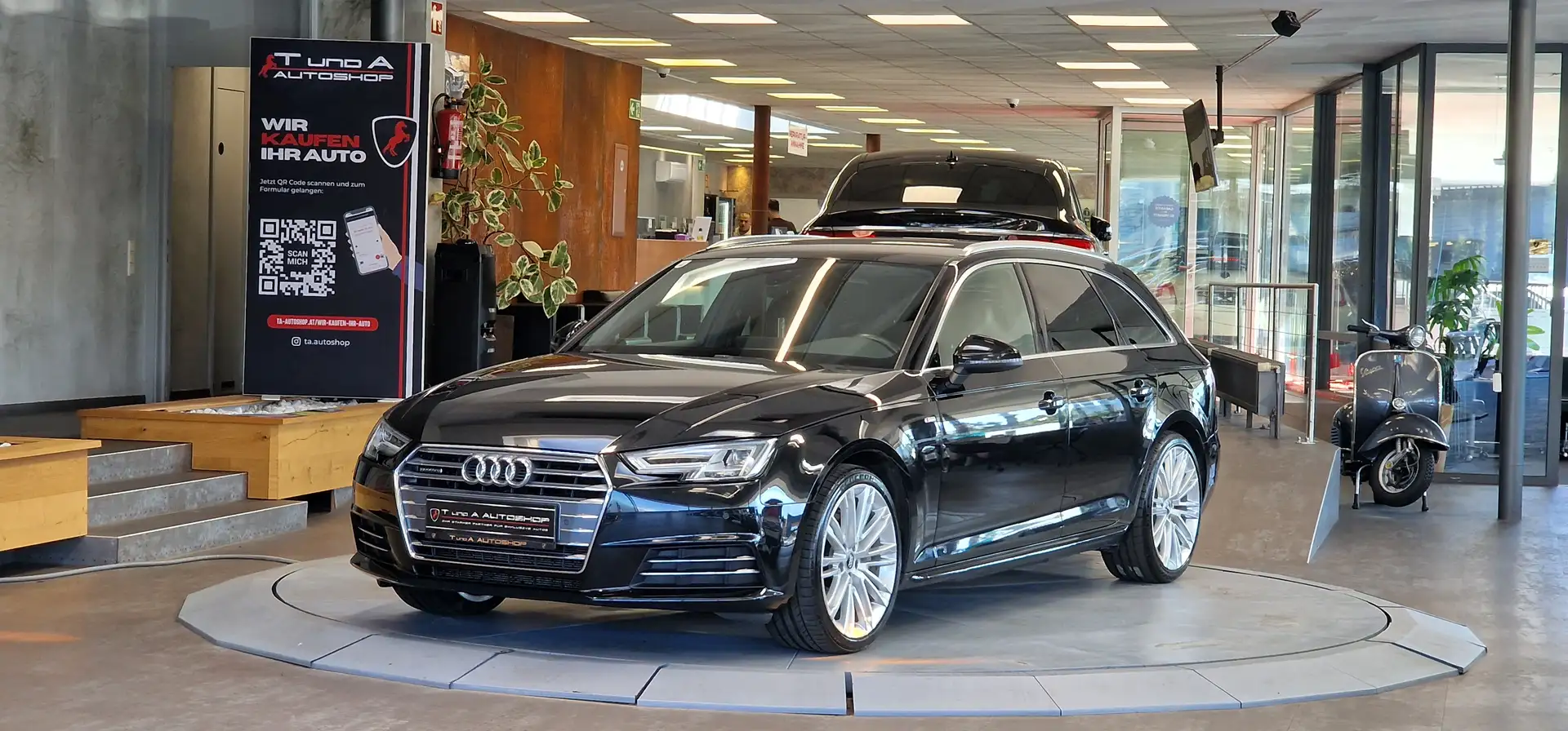 Audi A4 2.0 TDI 2x S-Line quattro Avant S-Tronic *Virtual- Schwarz - 1
