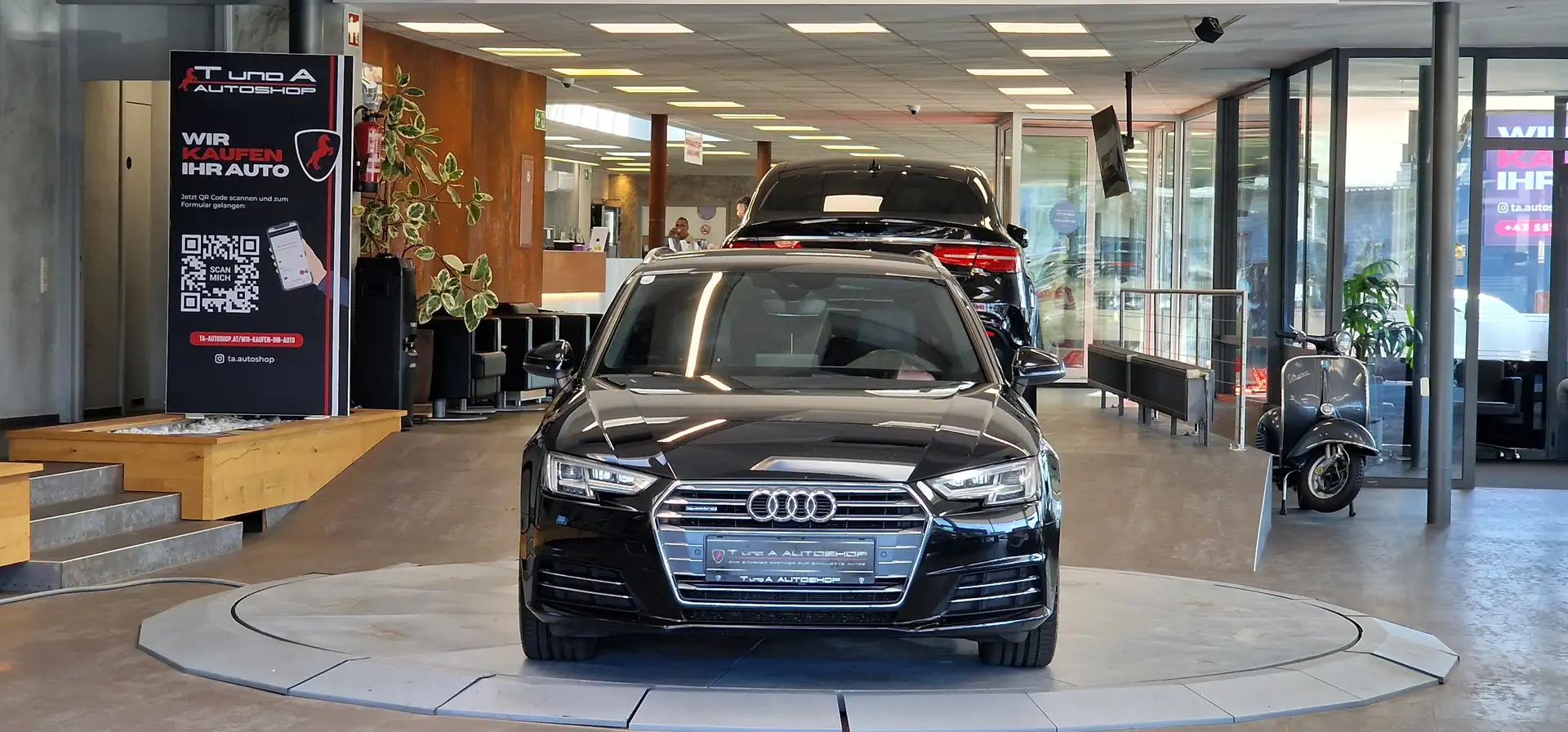 Audi A4 2.0 TDI 2x S-Line quattro Avant S-Tronic *Virtual- Schwarz - 2