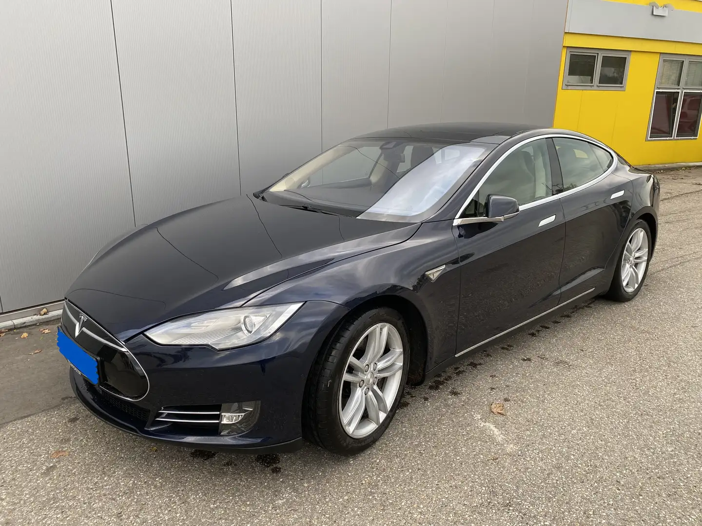 Tesla Model S Model S kostenloses Laden, Garantie auf Batterie Blau - 1
