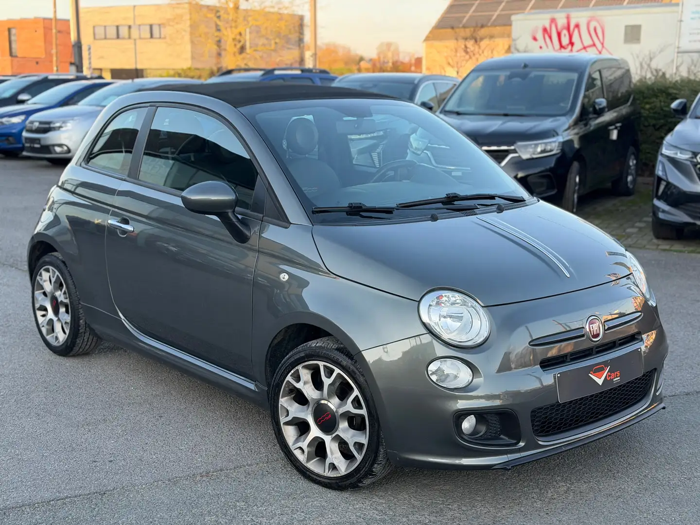 Fiat 500C 500 C 1.2 Start Gris - 2