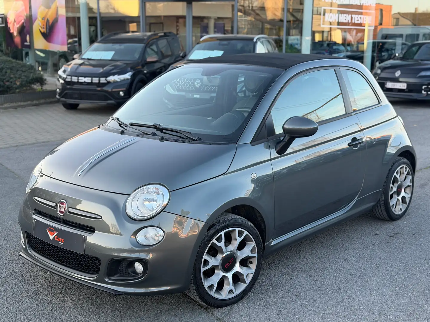 Fiat 500C 500 C 1.2 Start Gris - 1
