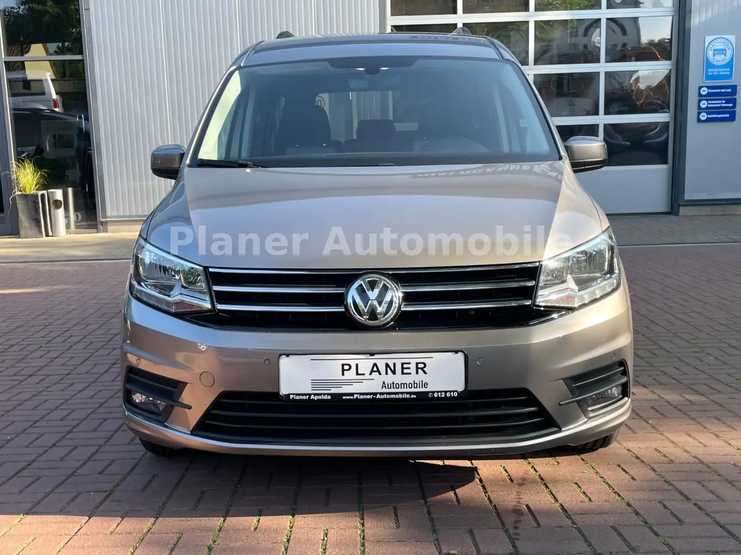 Volkswagen Caddy Maxi Comfort. 1.Hand Standh. APP Service Beige - 2