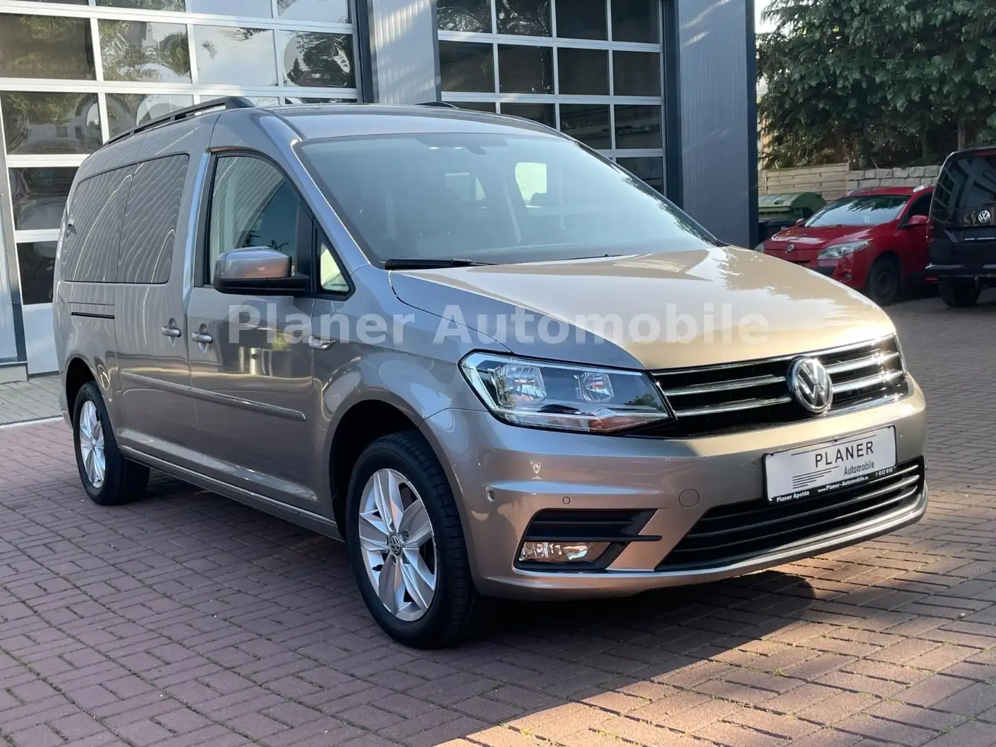 Volkswagen Caddy Maxi Comfort. 1.Hand Standh. APP Service Beige - 1